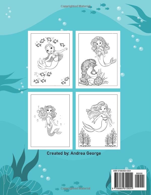 International Mermaid Coloring Book