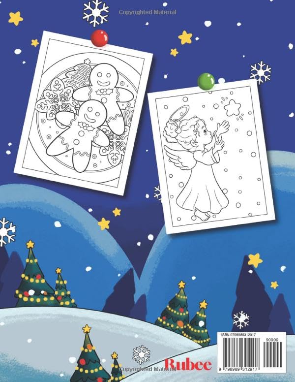 Christmas Coloring Book: Children's Coloring book featuring African-American Santa and children